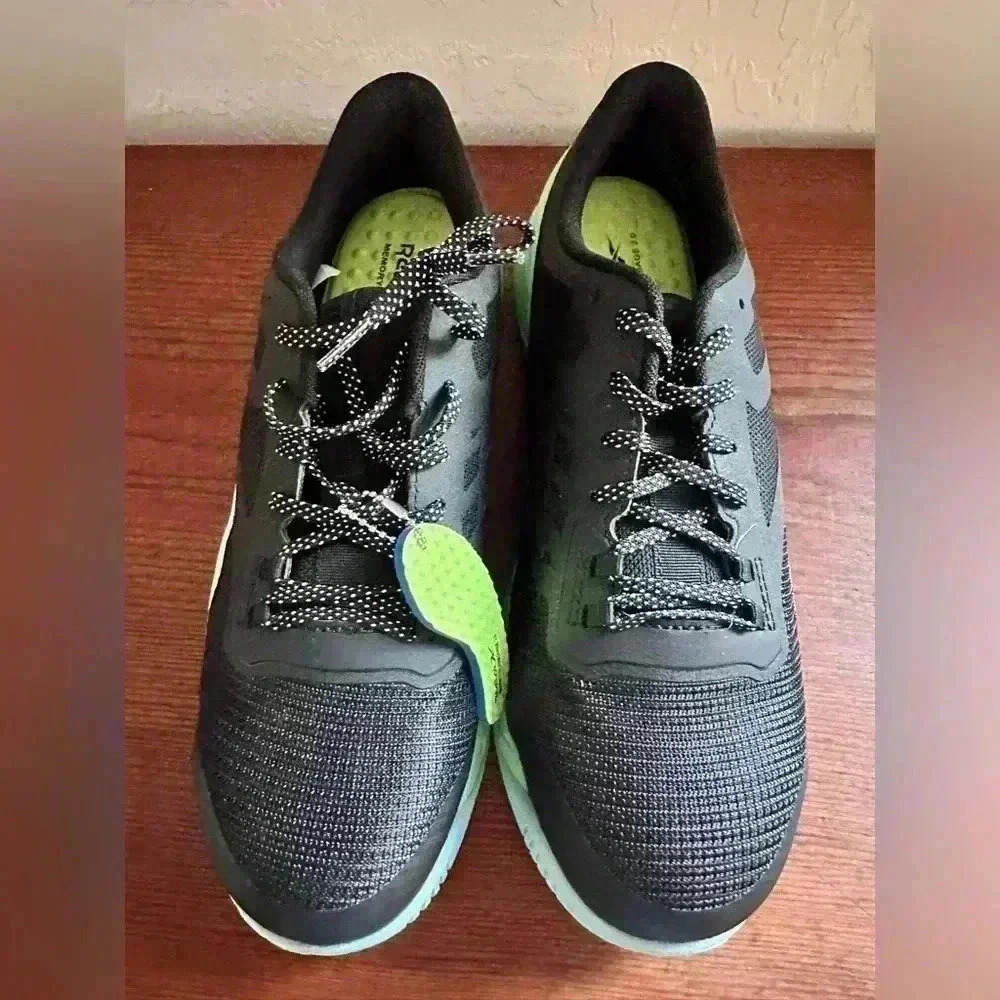 Reebok Nanoflex TR Womens Sz 12 Black Athletic Safety Work Shoes Sneakers RB365 - Picture 4 of 13